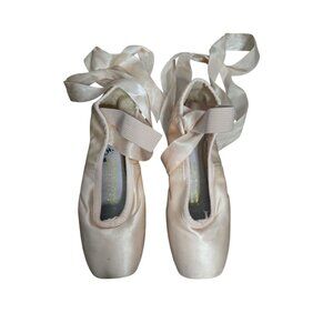 BLOCH Ballet Pointe Shoes Pale Pink Lace Up
